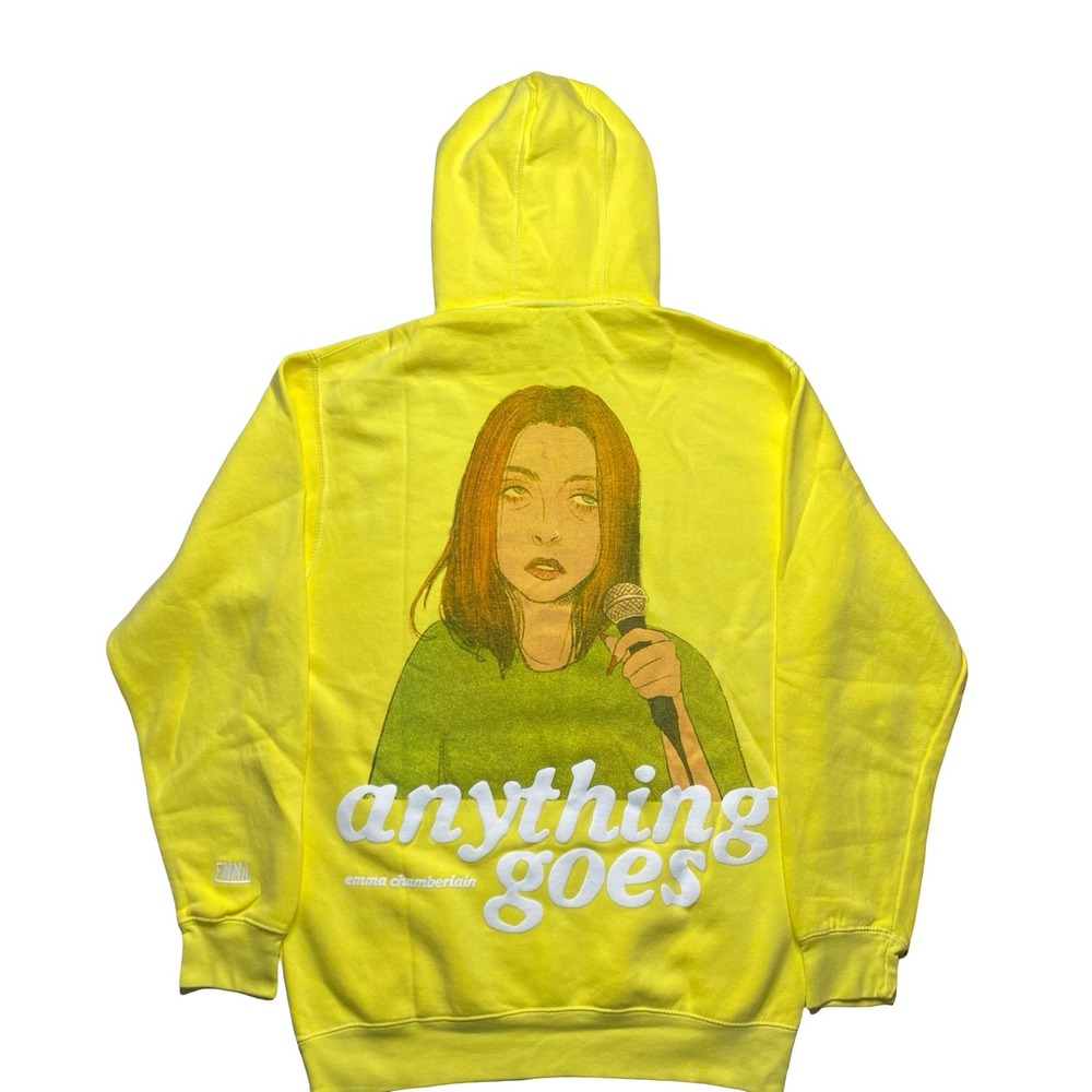 Emma Chamberlain‎ anything goes yellow hoody